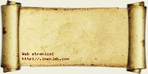 Lana Tošković vizit kartica